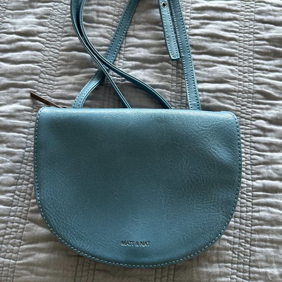Matt & Nat Crossbody bag - Light Blue - Picture 1 of 6